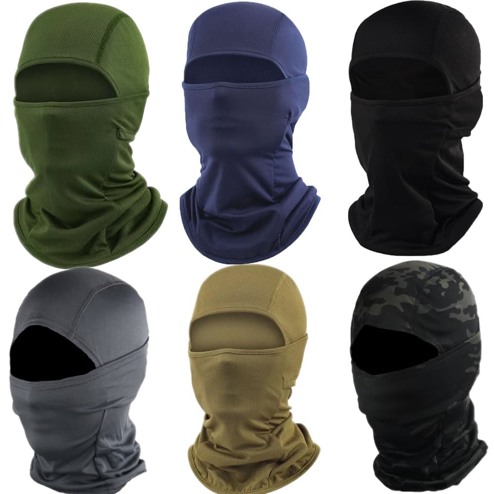 Máscara Facial Balaclava Verde Bandana Hood Headwear Para Caça Ao Canto De Ciclismo