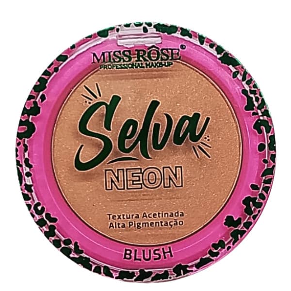 MISS ROSE SELVA NEON BLUSH COMPACTO COR 04 6G