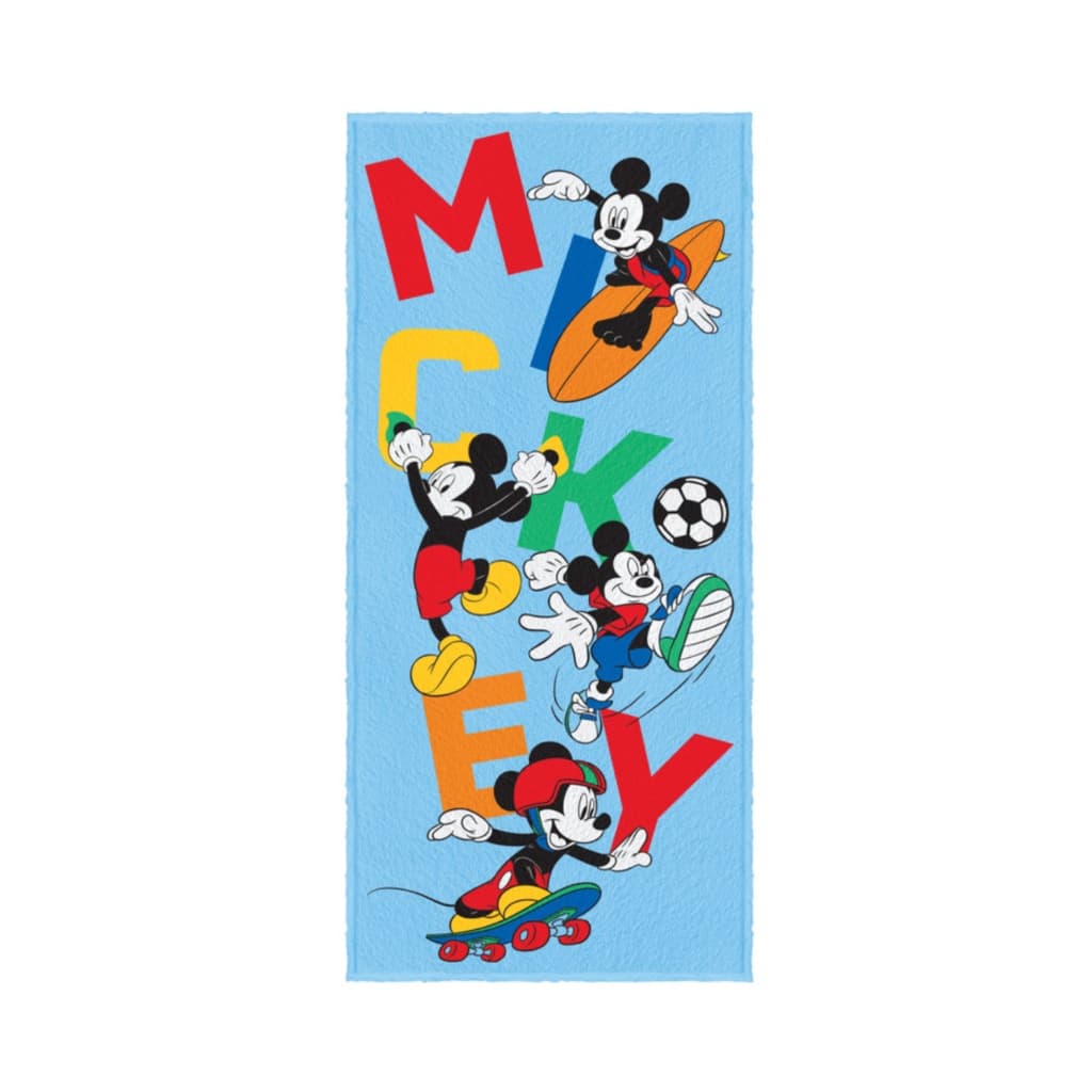 Toalha Banho Mickey Felpuda 60cm x 1,20m