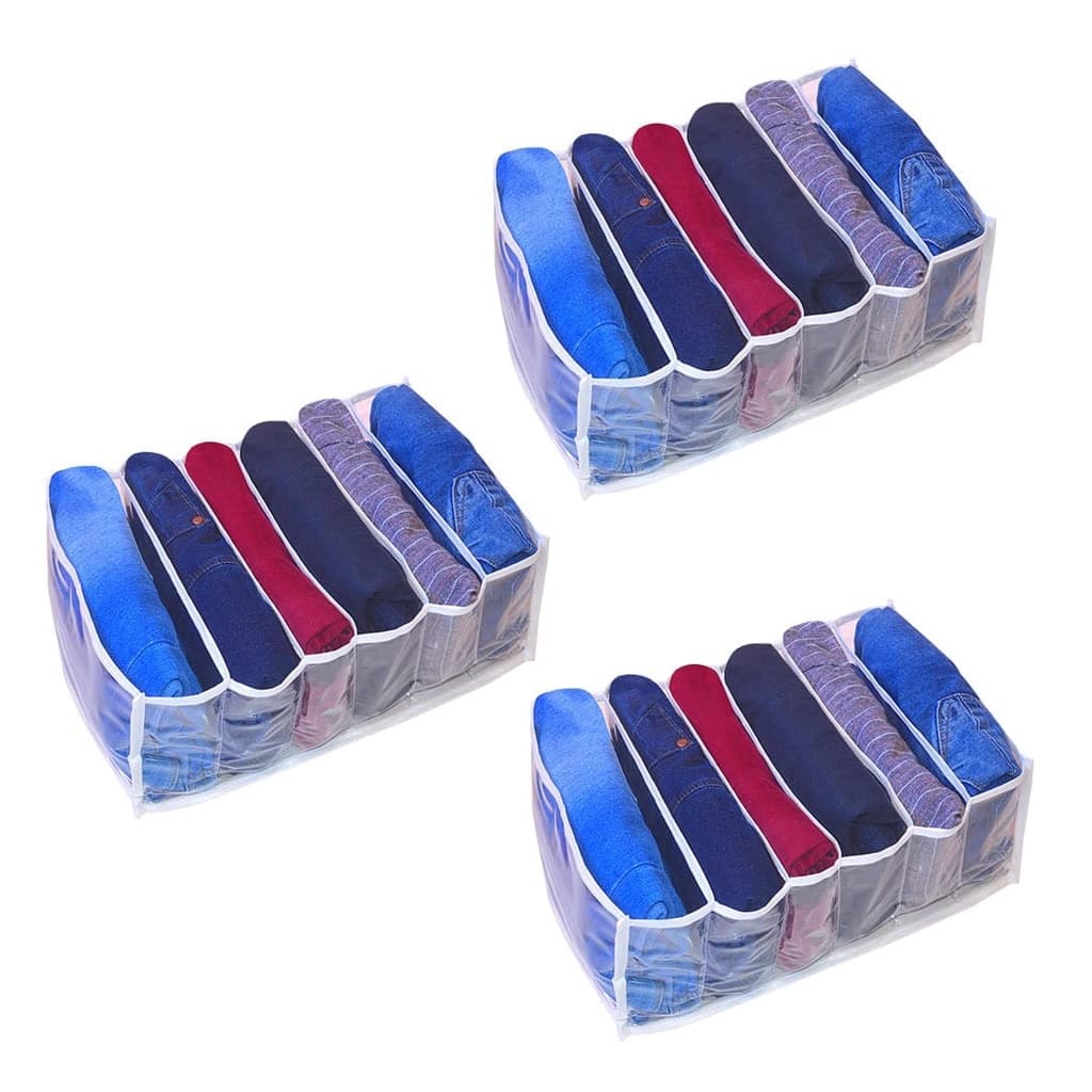 3 colmeia organizadora de gaveta calça jeans 20x25x40cm