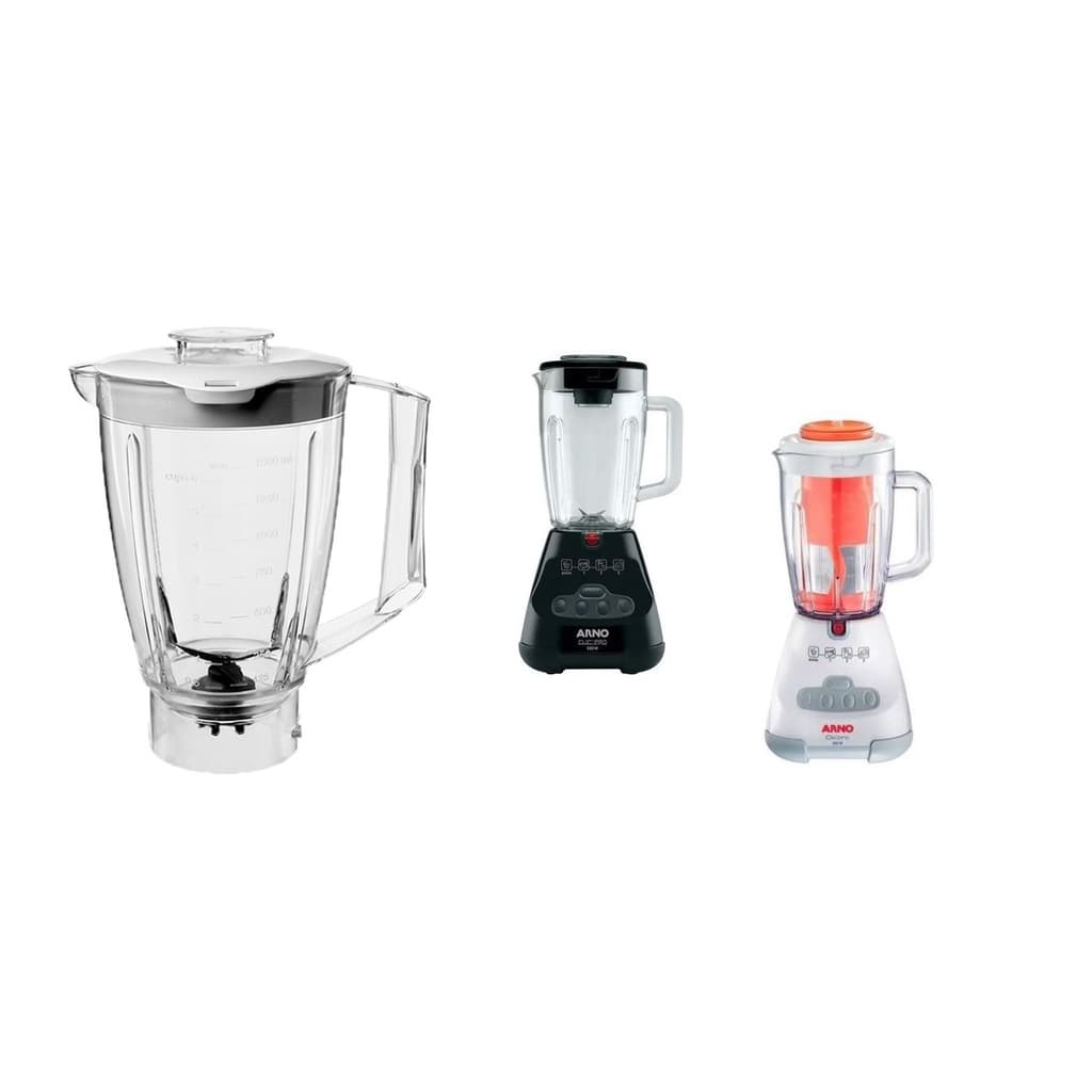 Copo Para Liquidificador Arno Faciclic Clic Pro Pro Juicer LN45 / LN48 / LN4J / LN32 / LN30 / LN31 / LN35 Cristal