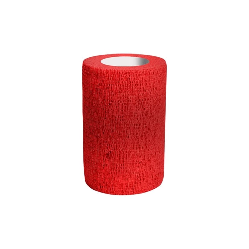 Bandagem Fita Elástica Vermelha 10cm x 4,5mt