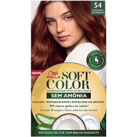 COLORAÇÃO SOFT COLOR 54 CASTANHO ACOBREADO