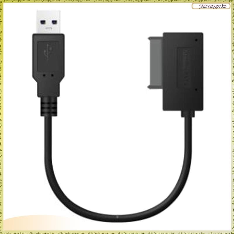 [L E Q N] Adaptador USB PC 6P + 7P CD DVD Rom Sata Para 2.0 Conversor Slimline Cabo De Unidade De 13 Pinos Portátil Notebook
