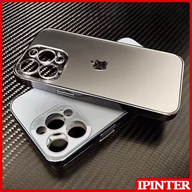 Novo Anti-Impressão Digital AG Fosco Acrílico Premium Caso Para iPhone Air 17 16 15 14 13 12 11 Pro Max