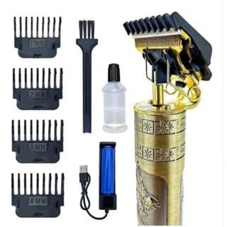 Máquina Maquininha t9 Acabamento Cabelo A Mais Vendida Premium Cor Dourado 110v/220v
