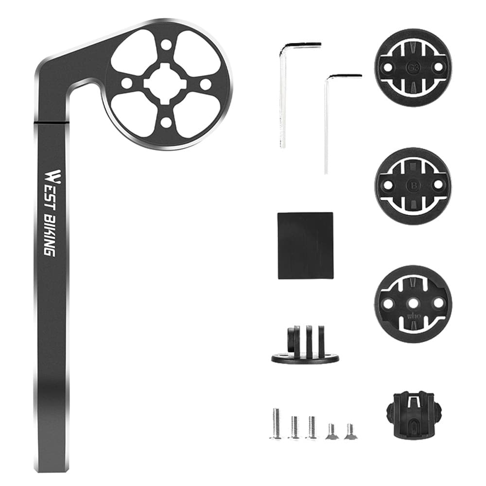 Bicicleta Guidão Suporte De Ciclocomputador Extensor Ciclo Base De Mileômetro Adaptador De