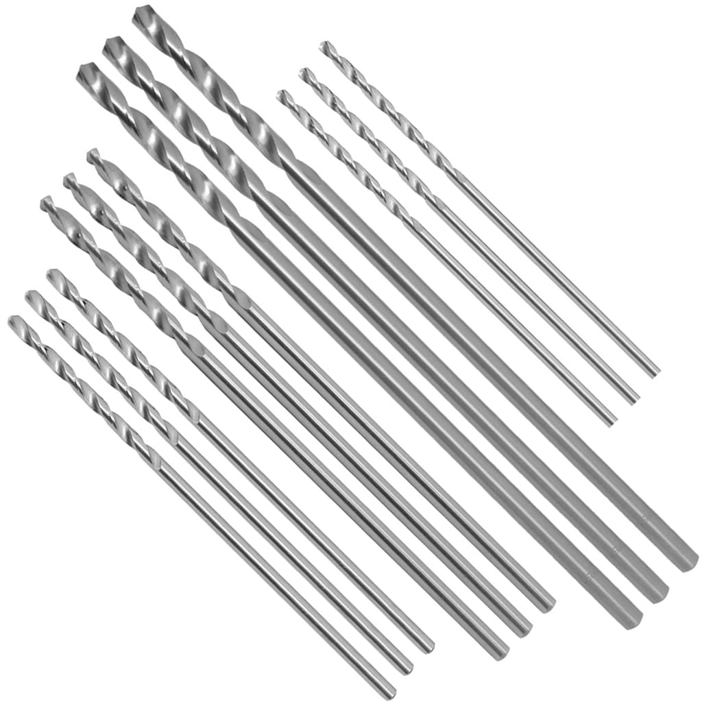 Kit 12 Brocas Mourão Madeira Extra Longa 6 mm 8mm 10mm 12mm