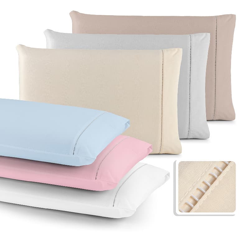 Kit Par de Fronhas Percal Ponto Palito