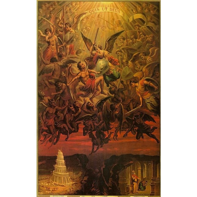 Batalha De Sao Miguel , Pequena 68 X 43 Centimetros