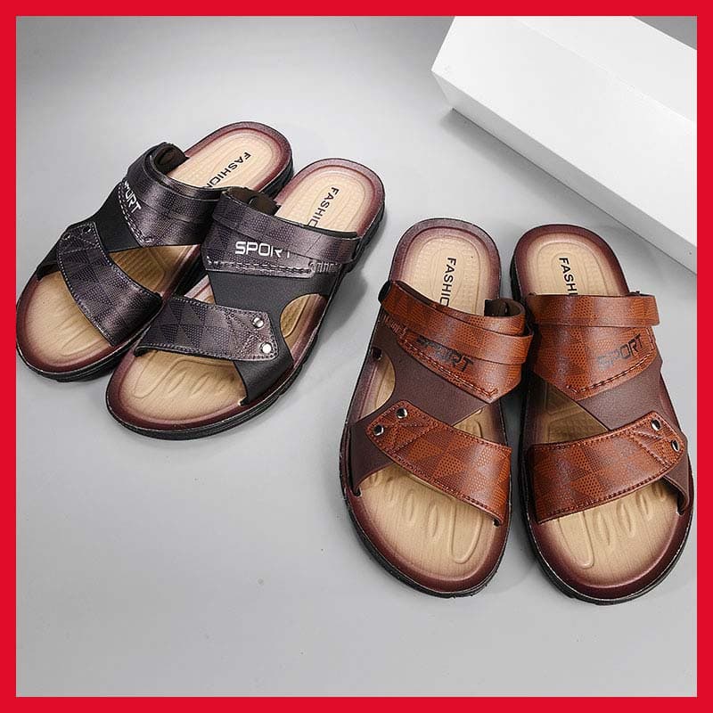 Sandália Masculina De Estoque Pronto , Sola Macia , Espessada , Antiderrapante , Usar E Sapatos De Dupla Finalidade , Co