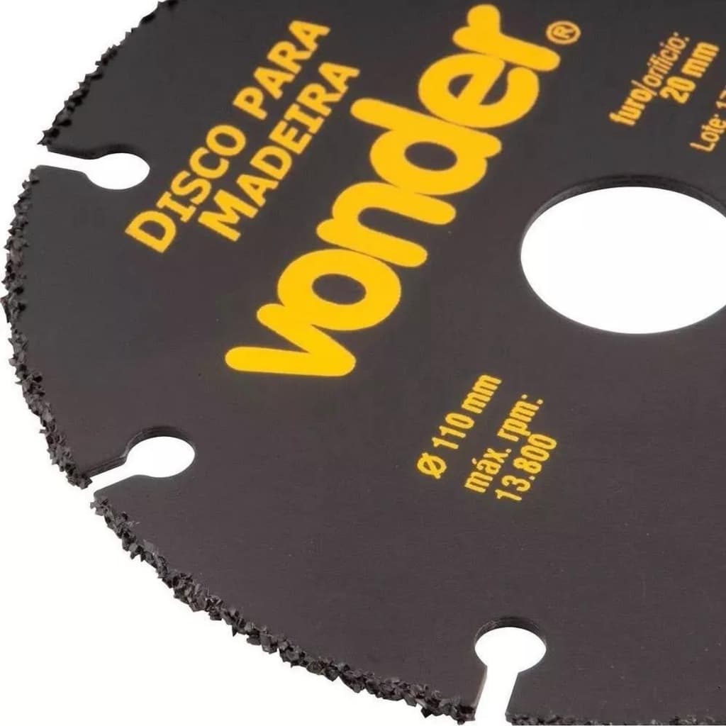 DISCO P/MADEIRA 110MM DMV110 VONDER