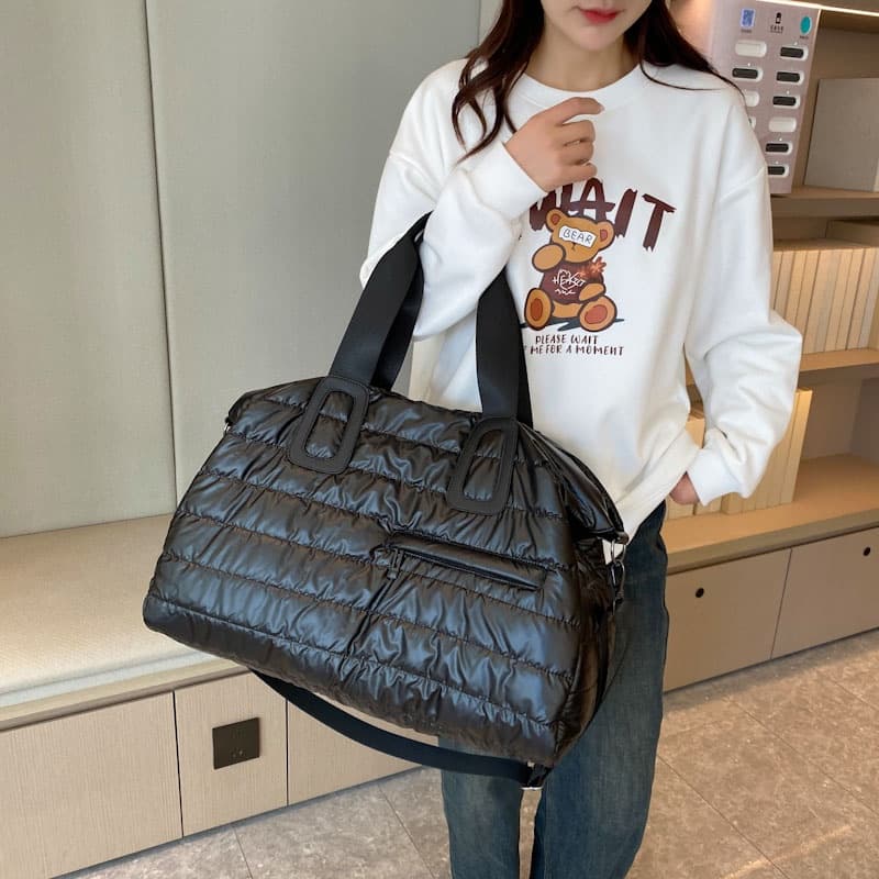 Grande Capacidade Moda Bolsa de Viagem de Curta Distância para Mulheres Boa aparência Trendy Gym Bag Treinamento de Natação Sports Bag