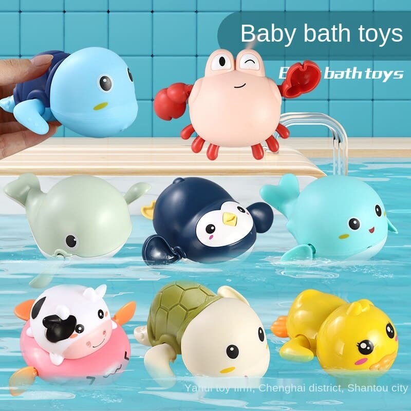 Brinquedos De Água Do Bebê Little Golfinho Banho Tartaruga Pequeno Verão brincadeira de Crianças