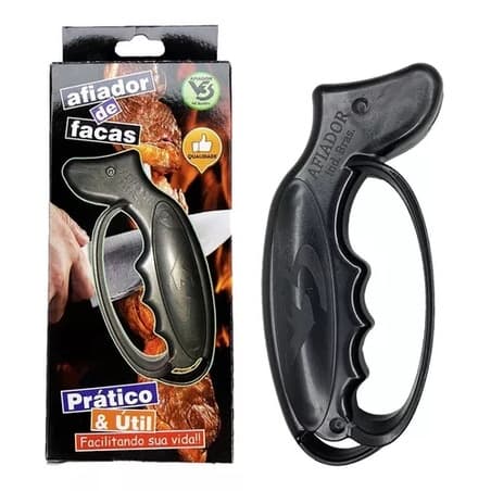 Afiador De Facas Utensílio para Cozinha V3 Premium com Videa Amolador Promoção