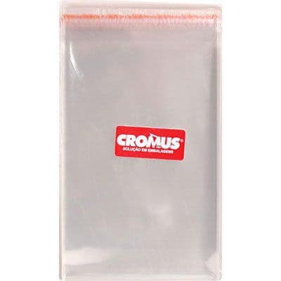 Saco adesivado 100 unidades - Cromus Embalagens - Rizzo Confeitaria