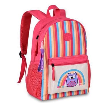 Mochila Infantil Menina Bubu E As Corujinhas Com Ziper Clio