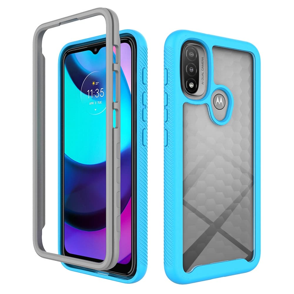 Capa Híbrida Anti-Impacto Revestimento Total 360 Para Moto E13 E20 E32 E7 Power / E