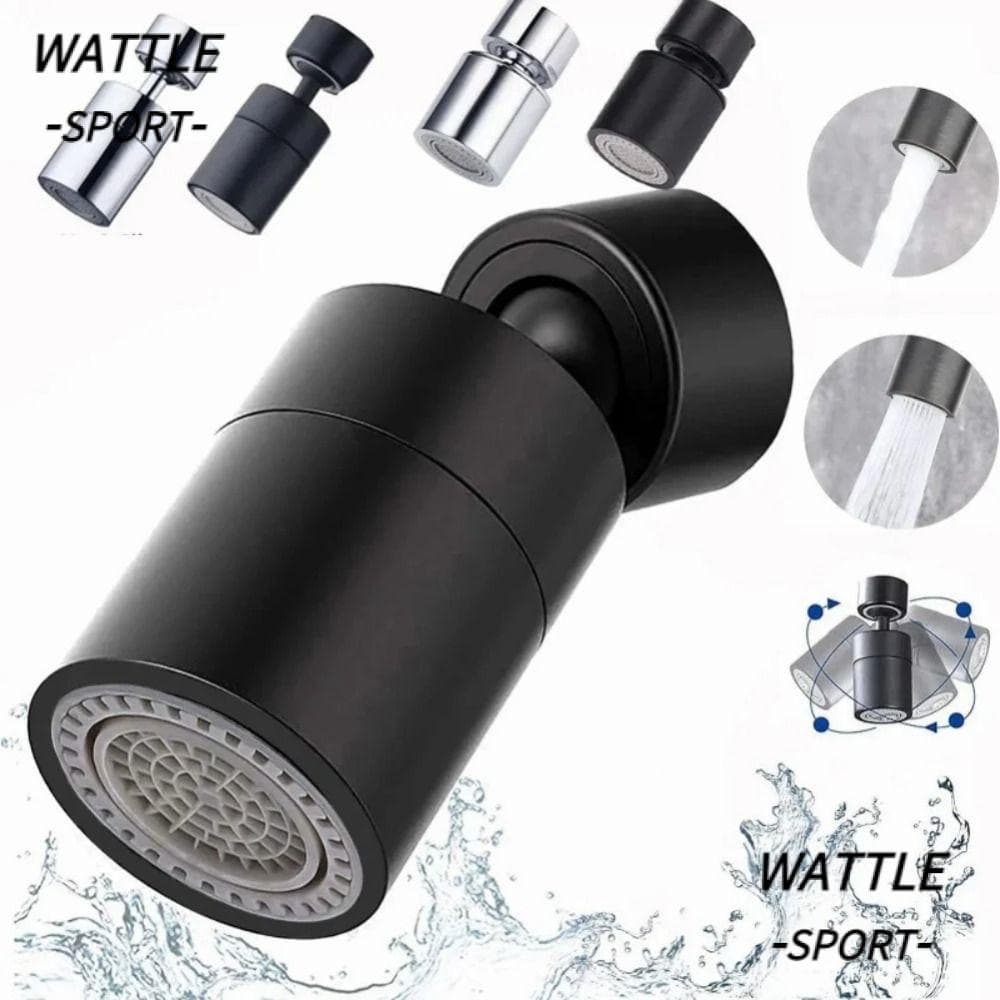 Filtro De Cabeça De Spray Para Torneira WATTLE , 2 Modos 360 ° Aerador Giratório De Água , Bico Splashback