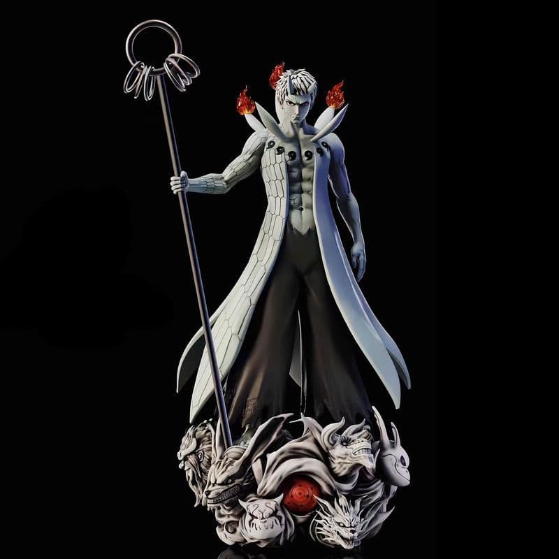 Estoque pronto Naruto Onda Gigante Porta Deus Seis Caminhos com Manchas de Solo Série de Ressonância Figura Modelo Ornam