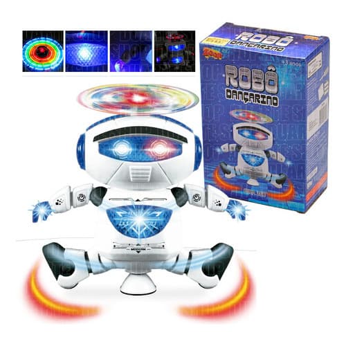 Robo De Brinquedo Dançarino Com Luzes E Som Zoop Toys Elétrico Divertido Com música Divertida