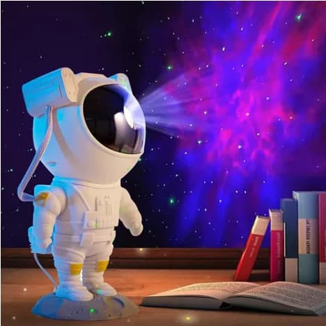 Astronauta Projetor de Luz Galáxia Com controle Festas, Sala de jogos, Home Theater, Quarto do Bebe
