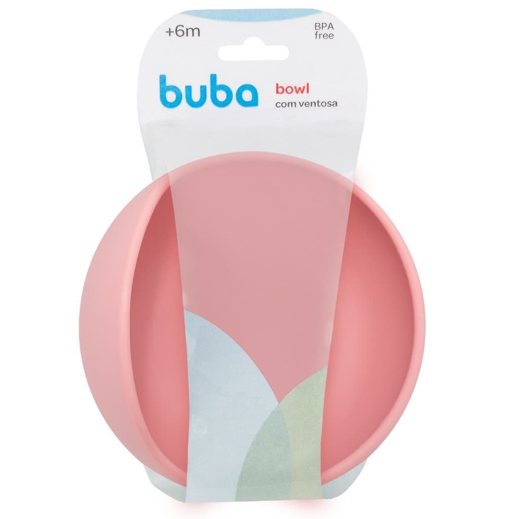 Prato Bowl Silicone Ventosa Introdução Alimentar Bebê Buba