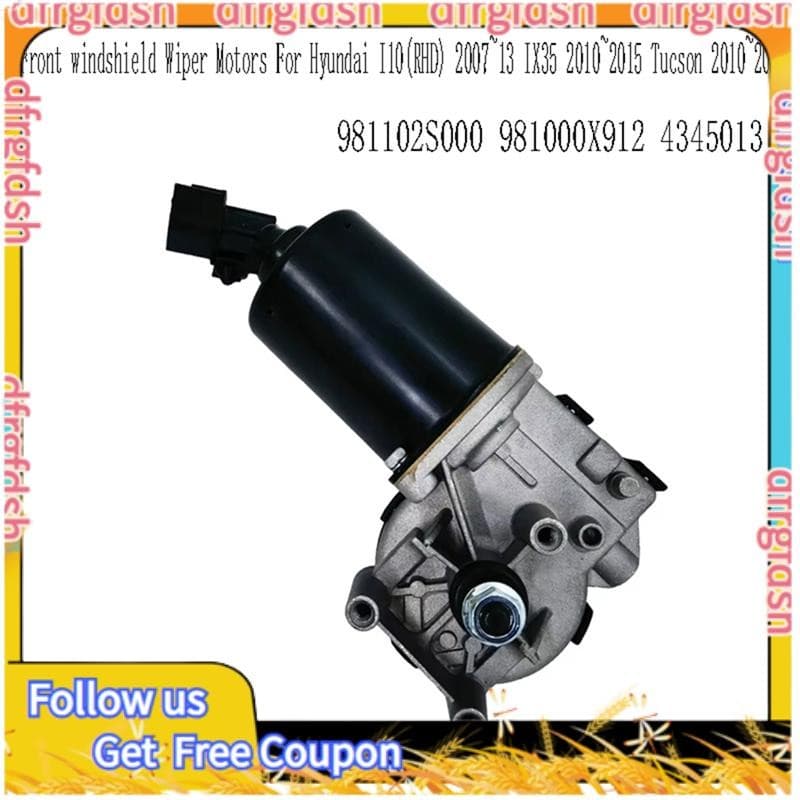 Motores De Limpador De Para-Brisa Dianteiro D & F Hyundai I10 (RHD) 2007-13 IX35 2010-2015 Tucson 2010-2017 981102S000 9