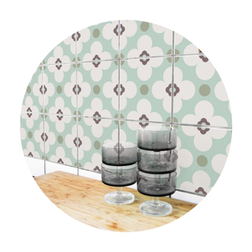 Adesivo de Azulejo estilo retrô