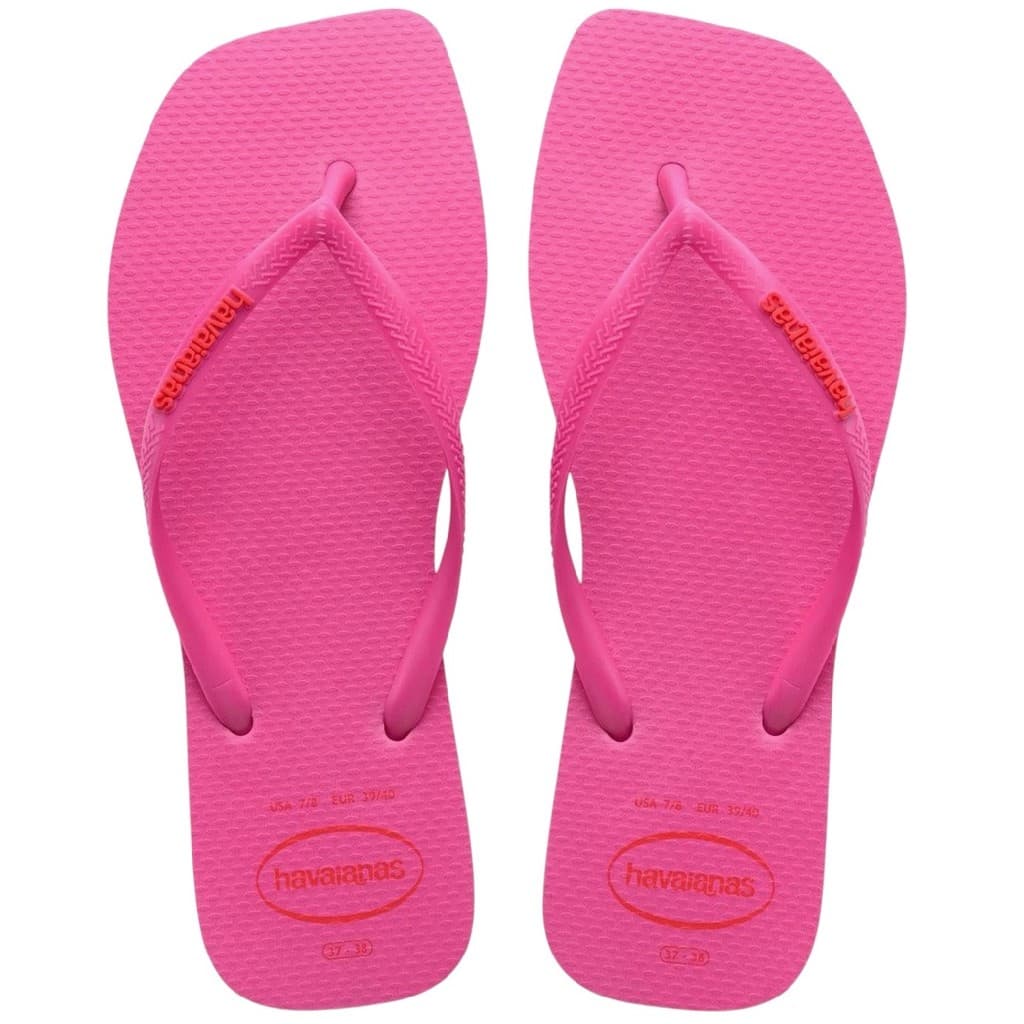 Chinelo Havaianas Slim Square Popup Rosa Pink
