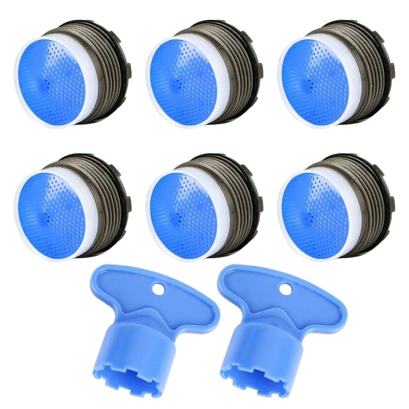 Nev 6 Pcs Aerador Torneira Chaves Arejador Inserção Restritores Fluxos Poupança