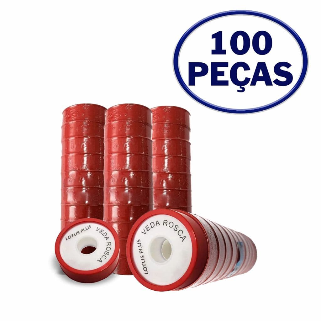 Fita Veda Rosca 5m C/ 100 Un Lotus