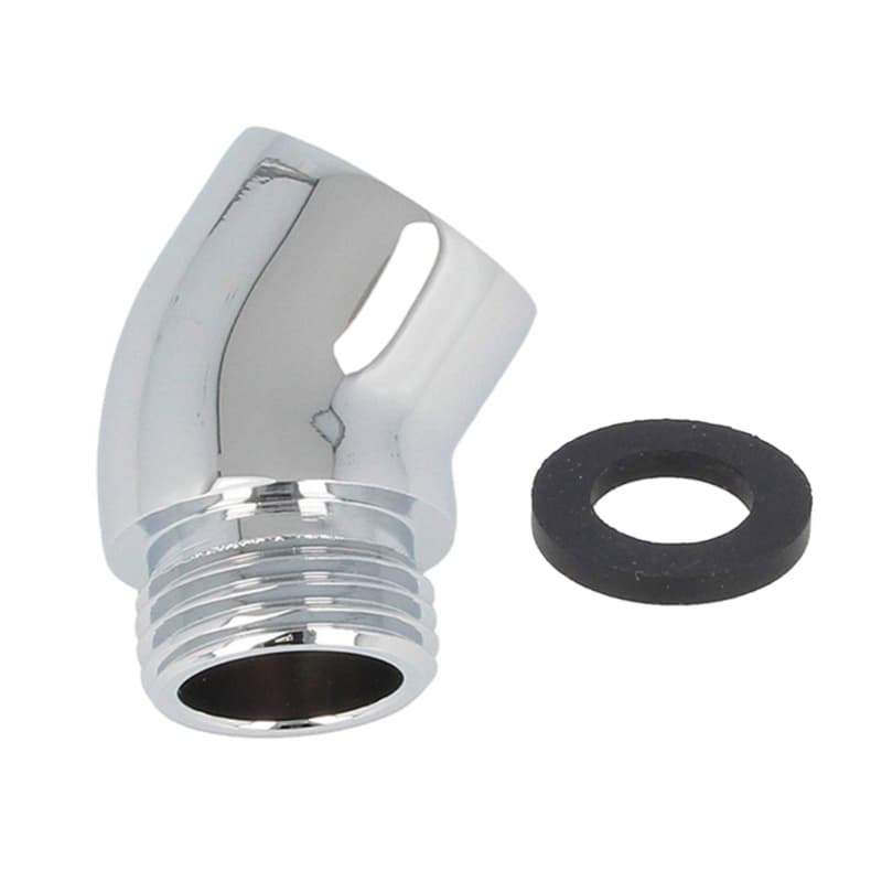 Adaptador Cotovelo Chuveiro Latão Polonês Estone Para Cabeça 30 ° Conector Extensão Braço G1 2 F