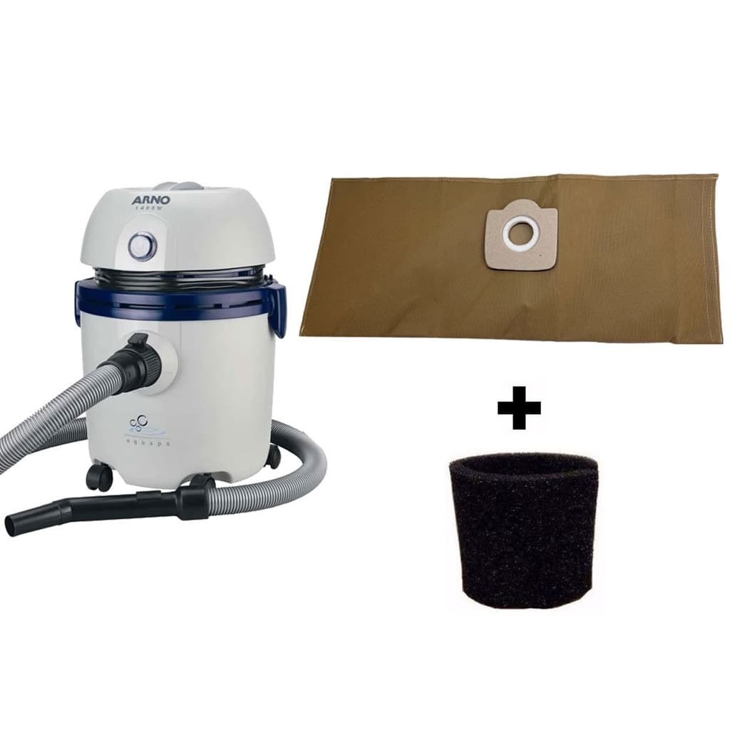 Saco Reutilizável Aspirador De Pó Arno H2PO + Filtro Motor