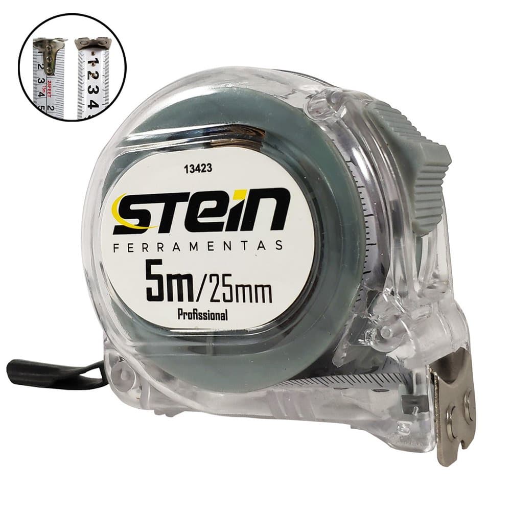 Trena Profissional Transparente Stein 5m/25mm