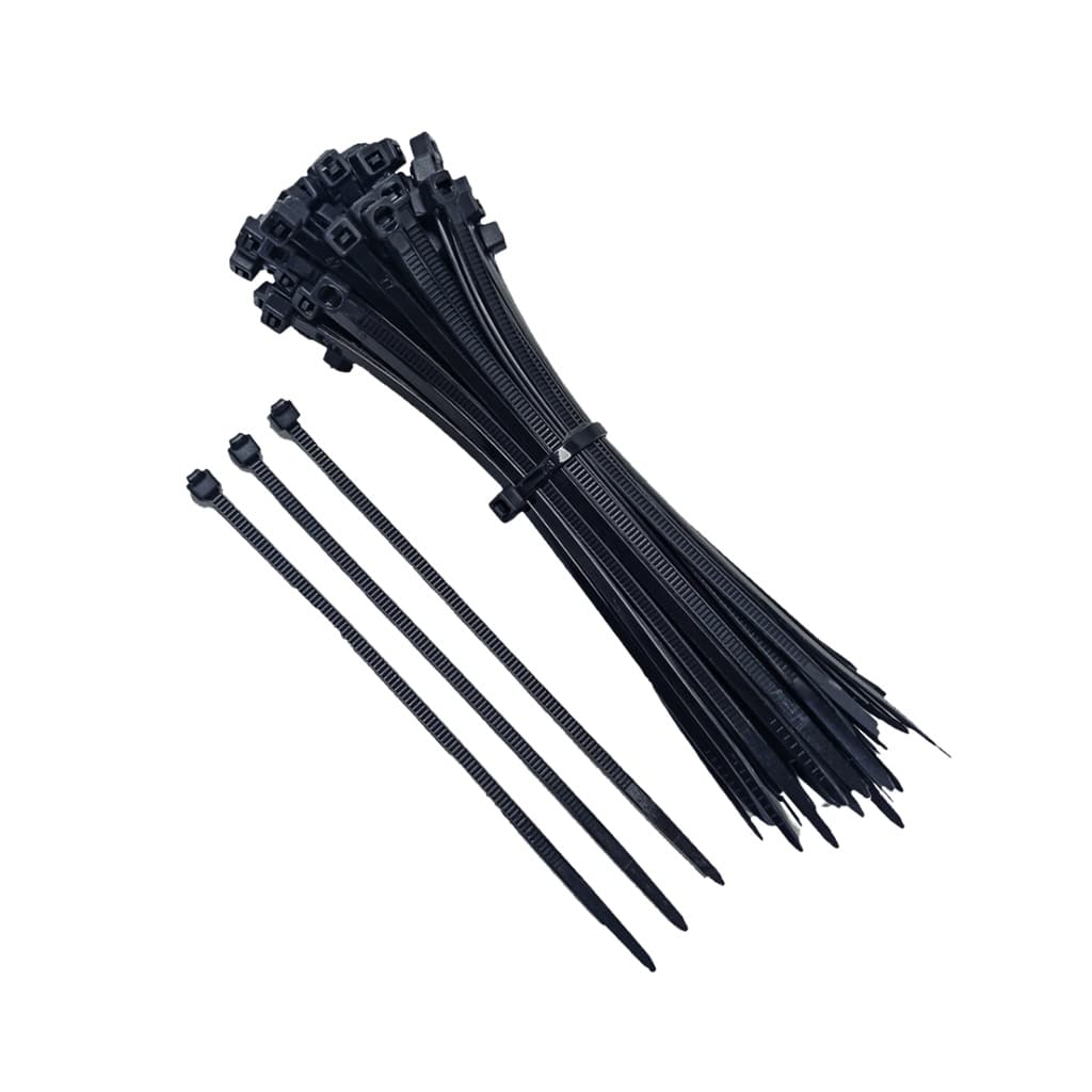 Abraçadeiras Nylon Enforca Gato P/ Cabos 3.6x300 100 Unidades Preto