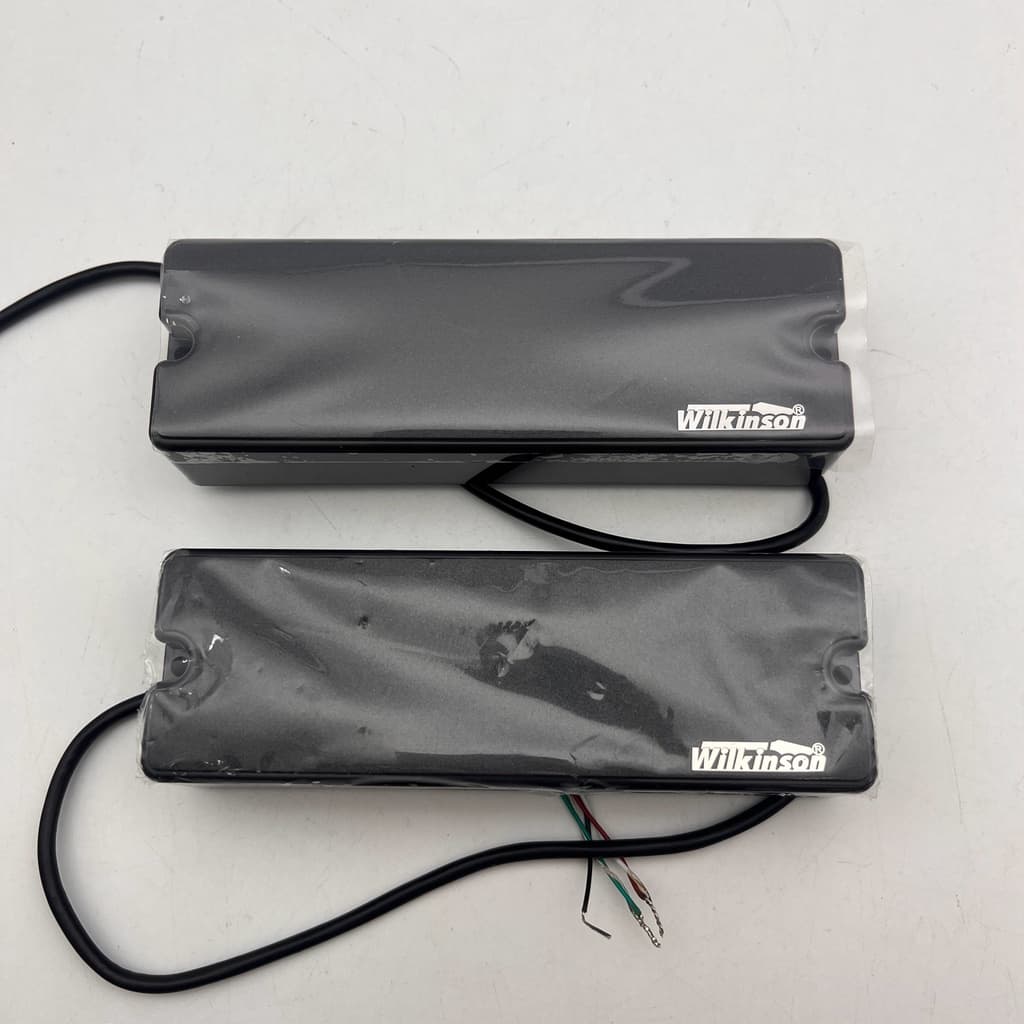 Wilkinson MWJH 4/5/6 Cordas Pickup Bass Passivo Humbucker Soapbar Preto Para Substituição De Peças De Guitarra Baixo Elétrica