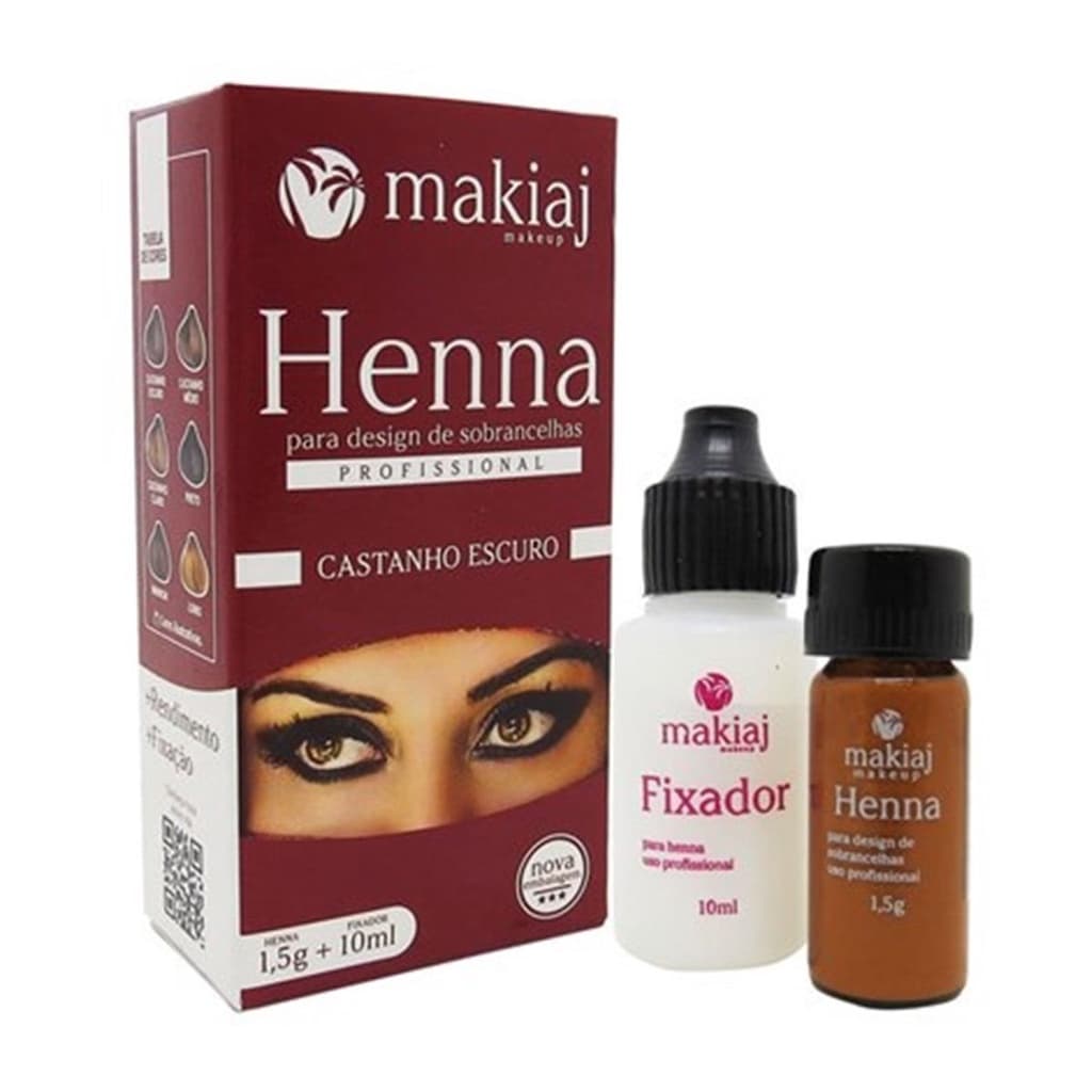 Henna Rena para sobrancelha Makiaj cores designer de sobrancelha