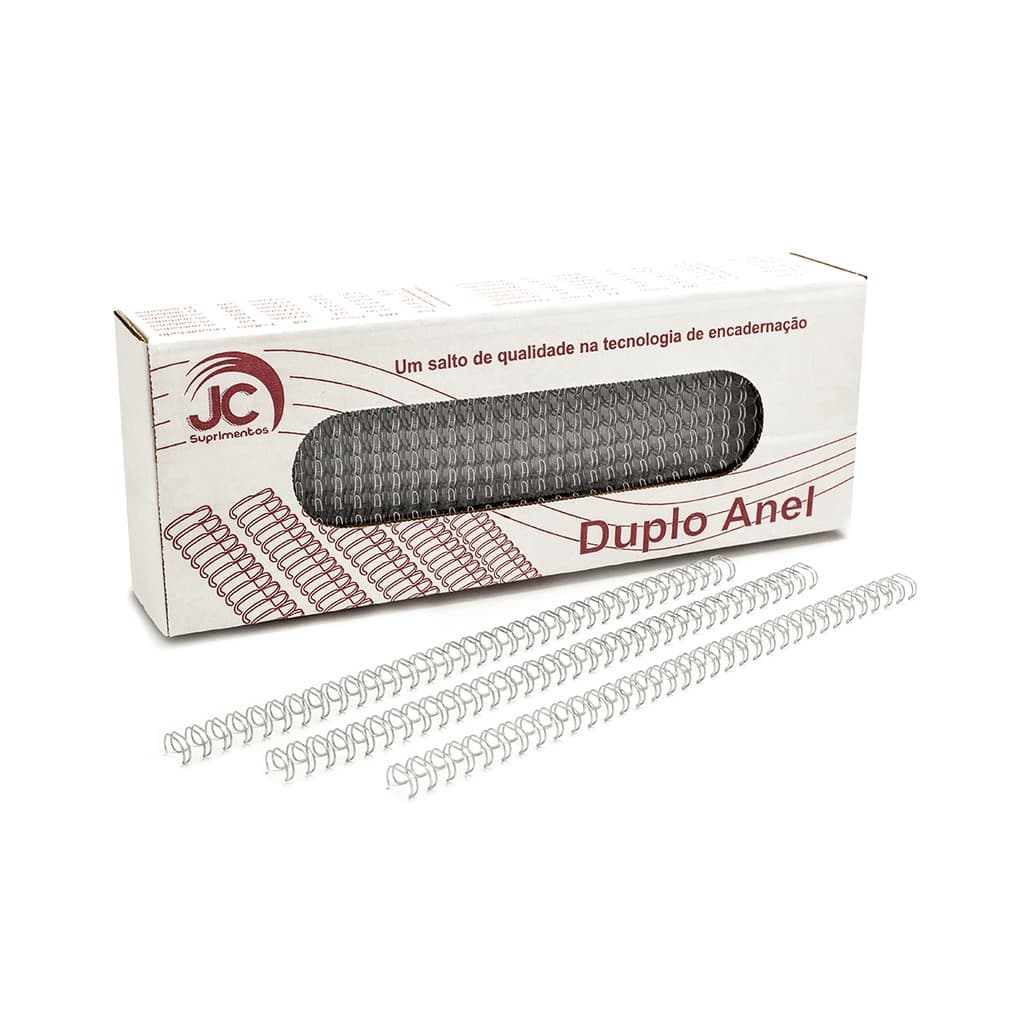 Garra Duplo Anel 5/16" Silver c/50 A4