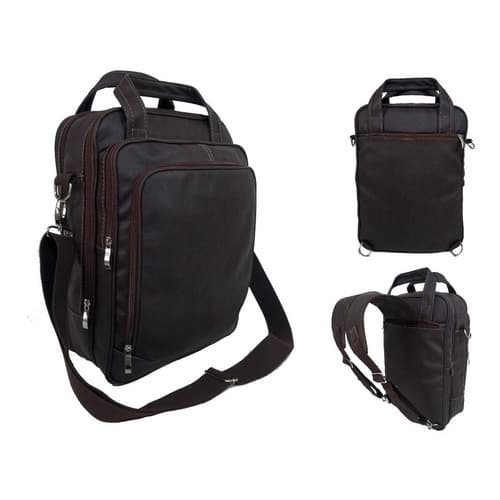 Bolsa Pasta Transversal Mochila de Costas Notebook Documentos Estudante Executiva Social Resistente