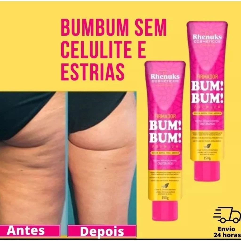 Firmador Bumbum Premium Redutor de madidas e também para Celulite para Barriga, braços e coxas