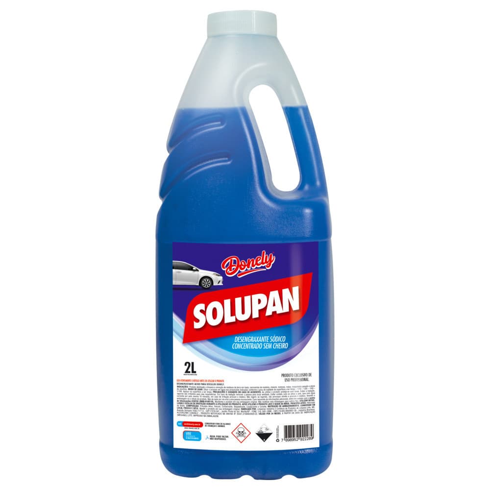 Solupan Desengraxante 2L Limpa Baú Chassi Rodas Motores