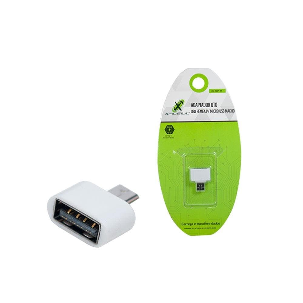 Adaptador Otg Usb Fêmea Para Micro Usb Macho  V8 5142