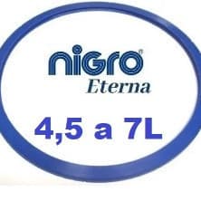 Borracha para panela de pressão silicone Eterna Nigro 4,5L a 7 Litros unidade