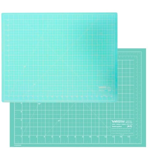 Kit 2 Bases Corte Dupla Face Azul Turquesa