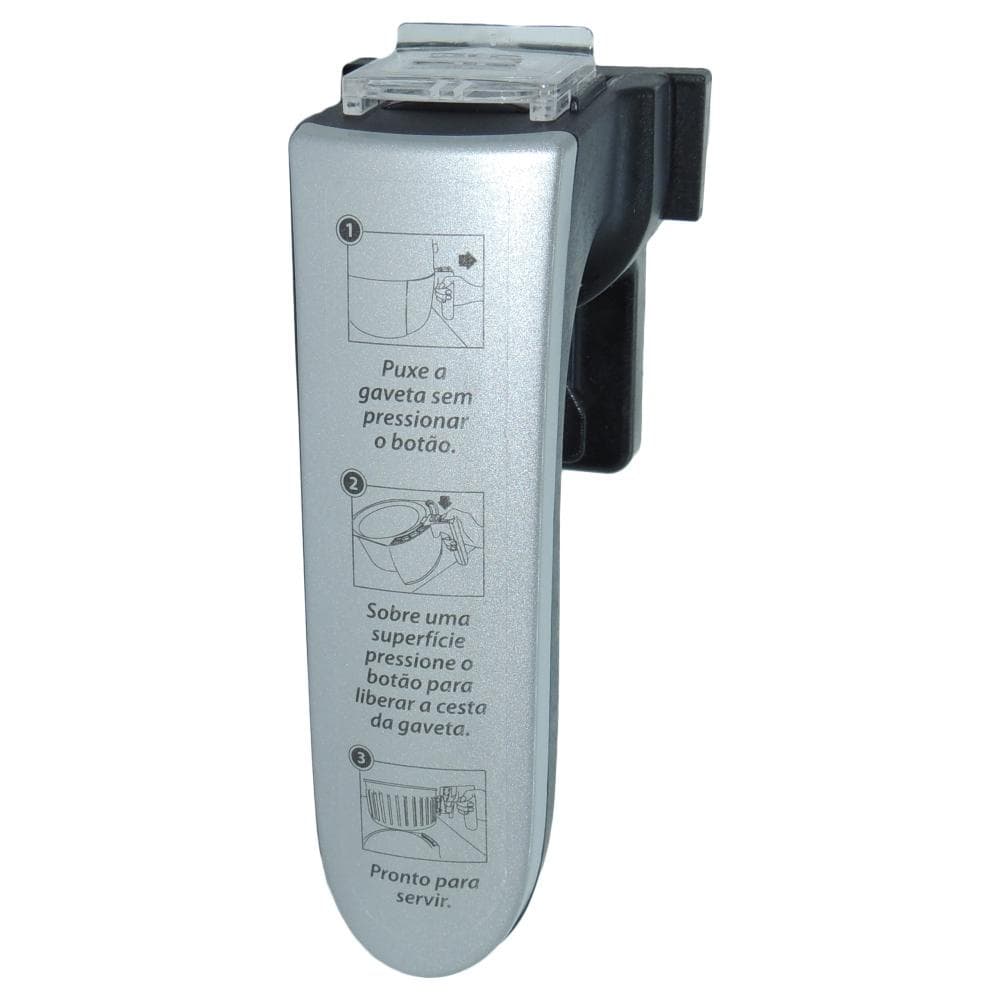 Puxador Air Fryer Mondial Maxis e Pratic Inox 3,2L Original