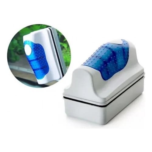 Limpador Magnético Limpeza De Vidro Aquário Até 13mm