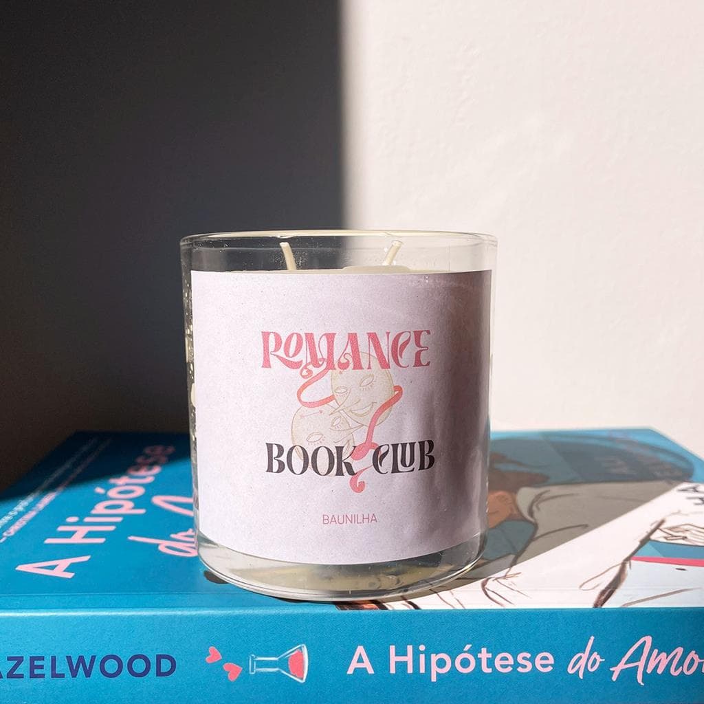 Vela Literaria Aromatica Romance Bookclub | Aroma Baunilha