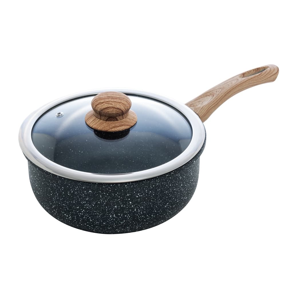 Panela Indução 20cm Revestimento Cerâmico Granilite Preto Wolff