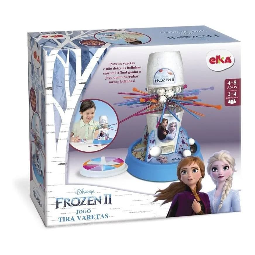 Brinquedo Infantil Jogo Tira Varetas Frozen 2 Elka